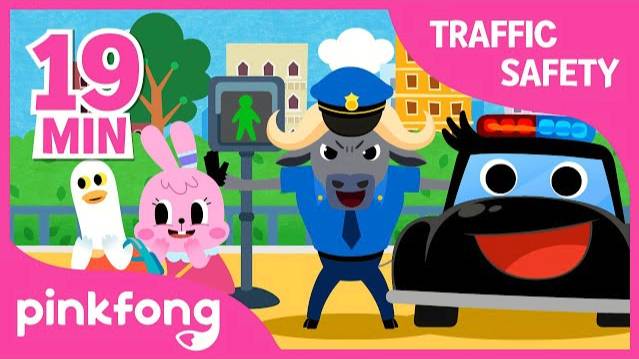 Traffic Lights and more | Traffic Safety Songs | +Compilation | Pinkfong Songs for Children смотреть онлайн