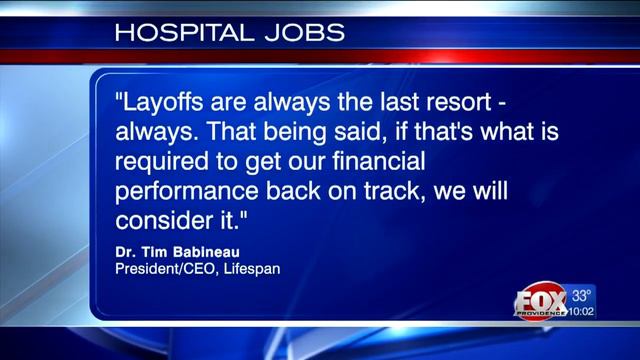 Top RI Hospital Group Lifespan Eyes Cost Cuts After $35 Million Loss