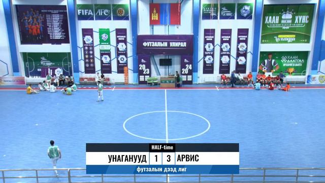 "УНАГАНУУД -"АРВИС" ФУТЗАЛЫН ДЭЭД ЛИГ 2023-2024 /11-Р ТОЙРОГ/ смотреть онлайн