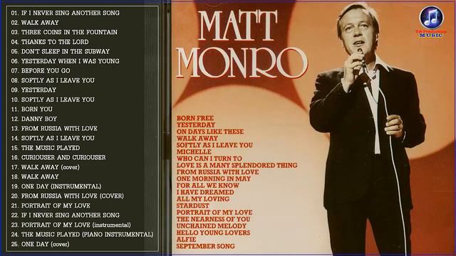Matt Monro Greatest Hits Full Album The Best Of Matt Monro 2020 смотреть онлайн