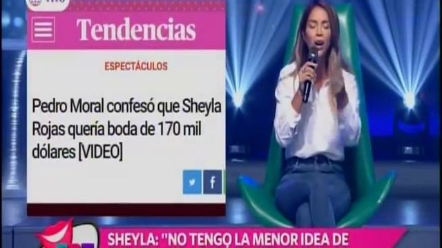 SHEYLA ROJAS DESMIENTE PLANES DE C0ST0SA BODA CON PEDRO MORAL смотреть онлайн