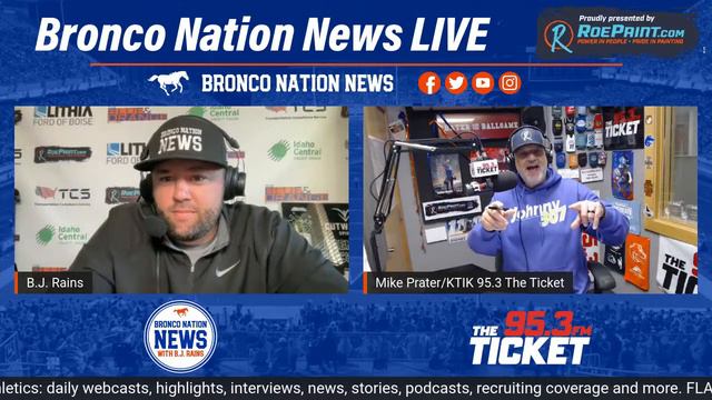 BNN LIVE: Mike Prater of KTIK 95.3 The Ticket joins to talk about Boise State's new-look offense смотреть онлайн