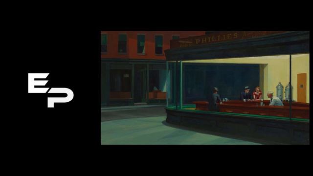 Eddy Picker - Solitude - Nighthawks by Edward Hopper смотреть онлайн