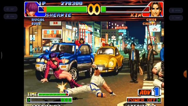 THE KINGS OF FIGHTERS 98 OROCHI SHERMIE, IORI E OMEGA RUGAL