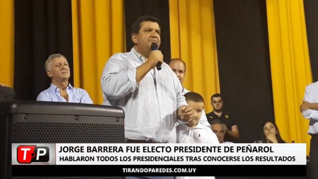 Jorge Barrera nuevo presidente de Peñarol смотреть онлайн