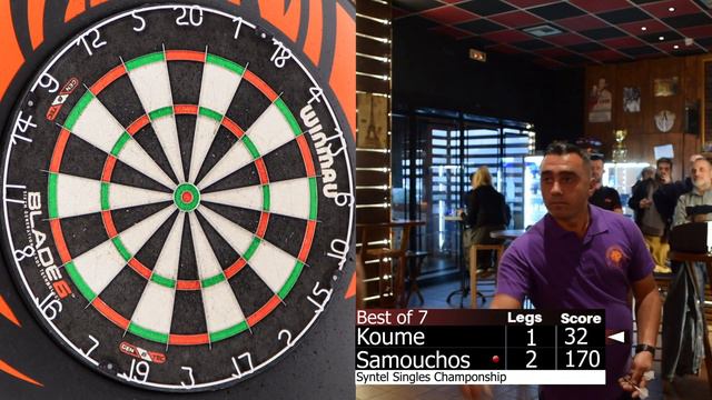 Syntel Singles Championship | Leonidas Koume vs Stefanos Samouchos смотреть онлайн