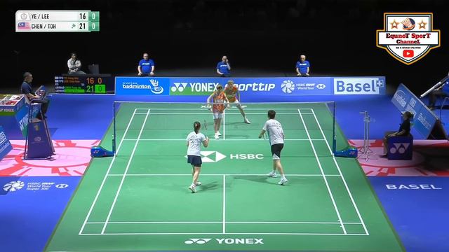 (SF)🇲🇾CHEN TANG JIE-TOH EE WEI 🆚️ (TPE)YE HONG WEI-LEE CHIA HSIN🔥‼️#swissopen2024 смотреть онлайн