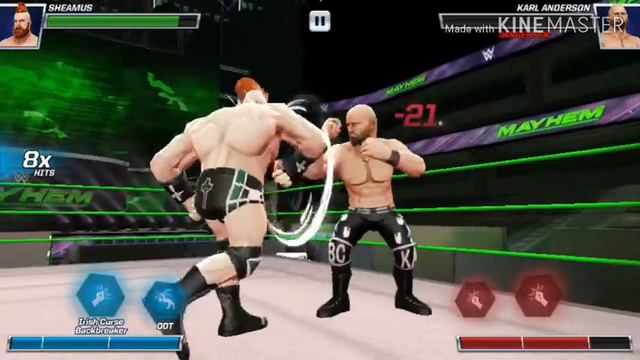 WWE MAYHEM- SHEMAUS VS KARL ANDERSON смотреть онлайн