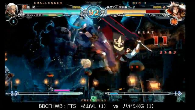 BBCF 10/1/2016 Central Hachiouji HWB - Sugiyama (VK) VS Hayashi (KG) FT5 смотреть онлайн