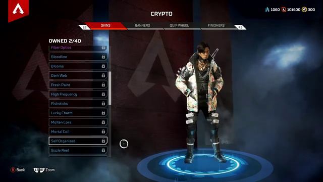 Apex Legends: Crypto - All Skins Poses Finishers & Frames | Season 3 смотреть онлайн
