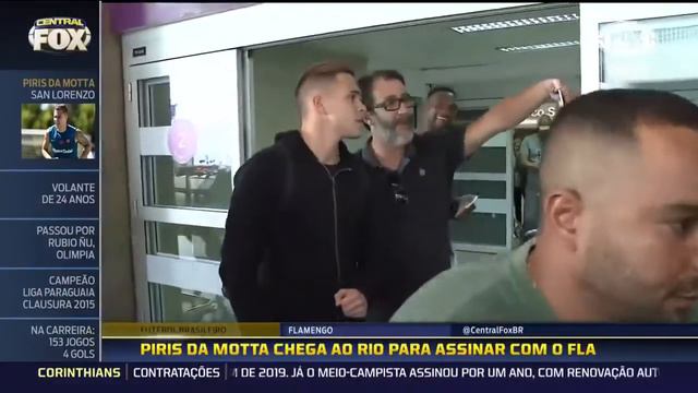 PIRIS DA MOTTA CHEGA PRA ASSINAR COM O FLAMENGO смотреть онлайн