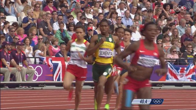 Caster Semenya's 🇿🇦 First Olympic Race! 🏃♀️