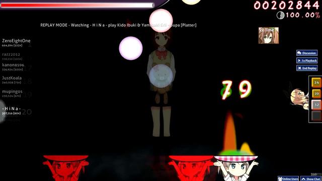 [4K] Osu CTB : Kido Ibuki & Yamazaki Erii - pupa [Platter] + Hidden , Double Time 99.09% смотреть онлайн
