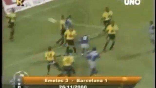 Emelec 3 x 1 Barcelona - (Resumen del partido 26 Noviembre 2000) смотреть онлайн