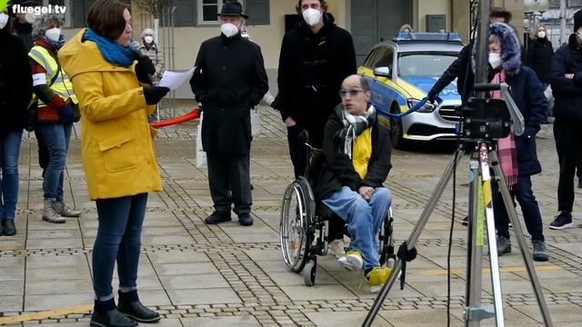 Unsere Stadt Hat Querdenken Satt! Kundgebung: Antonio Florio, Selbstbestimmt Leben,  LB, 22.01.22