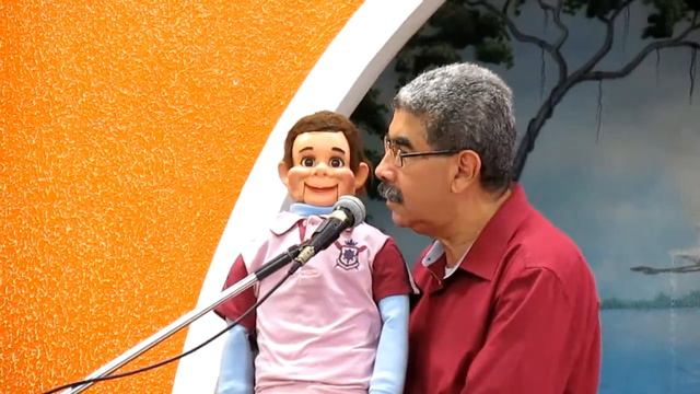 Pastor Enio E Boneco Nicolau, 08/03/2015 Na EBD Da  I. B. Em Mirante Do Pma-SP. Part. 01