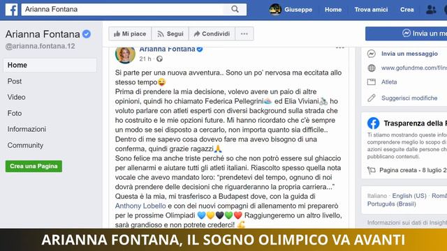 Arianna Fontana annuncia: vado avanti fino alle prossime Olimpiadi. смотреть онлайн