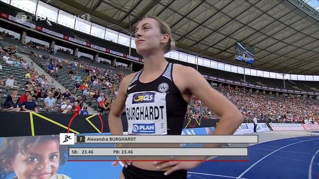 Alexandra Burghardt - Leichtathletik DM Berlin 04.08.2019 смотреть онлайн