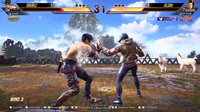 T8 🔥 Ulsan (Azucena) vs Double (Law) 🔥 Tekken 8 смотреть онлайн