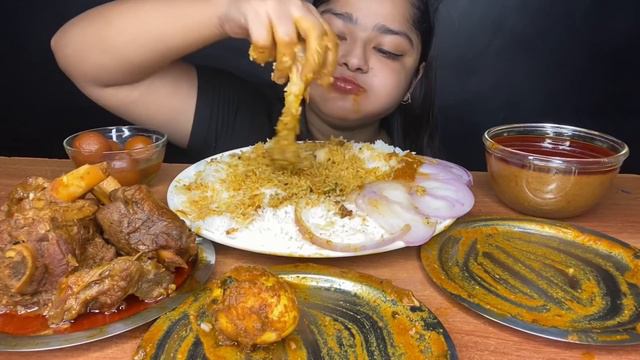 SPICY CHICKEN CURRY🔥SPICY MUTTON CURRY AND SPICY EGG CURRY WITH RICE | BIG BITES | FOOD EATING SHOW смотреть онлайн