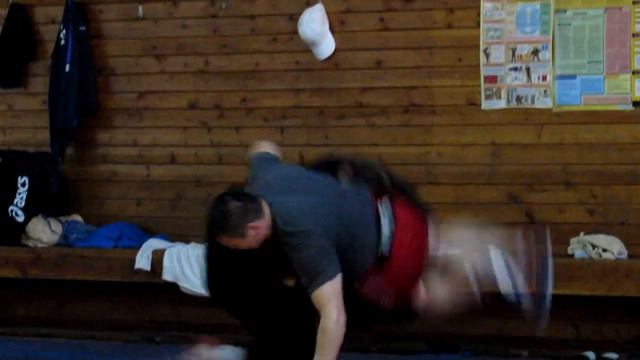 Юрий Власко. Июнь 2017 г. Вечерняя тренировка. Спарринг-партнер Балдан Цыжипов.