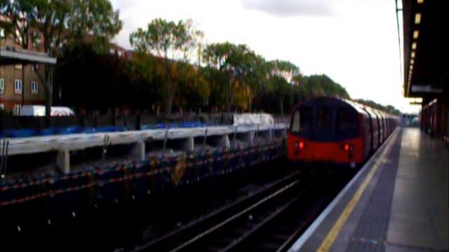 London Underground Jubilee Line 1996 Stock Trains At West Ham