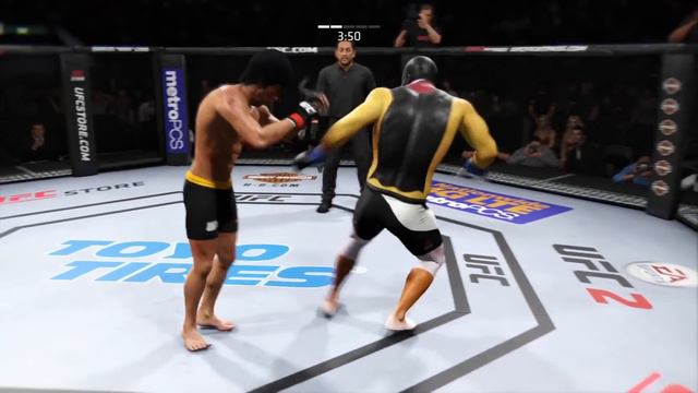 Bruce Lee Vs. NegaDuck (EA Sports UFC 2)