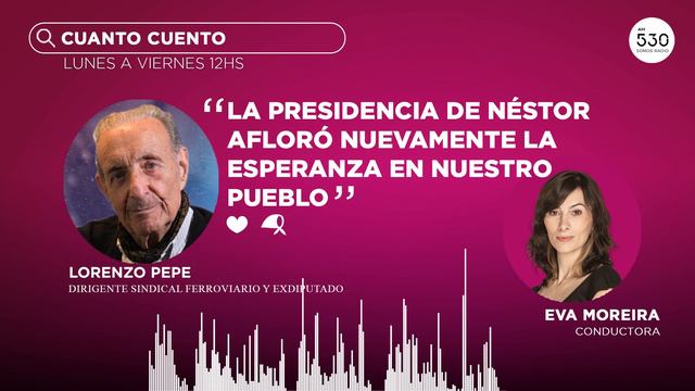 Lorenzo Pepe: "La presidencia de Néstor afloró nuevamente la esperanza en nuestro pueblo" смотреть онлайн