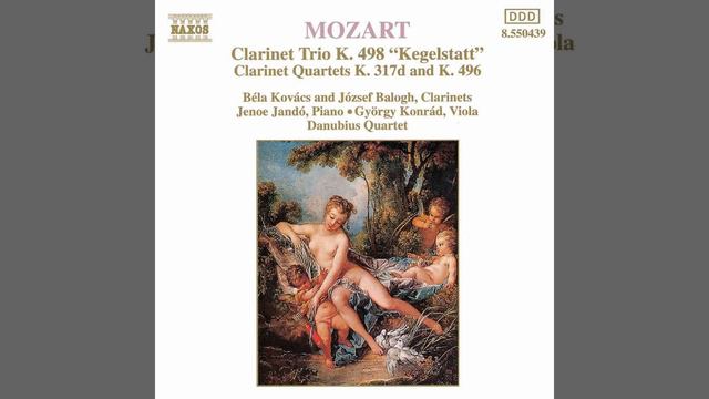 Piano Trio No. 1 In G Major, K. 496 (arr. For Clarinet And String Trio) : I. Allegro