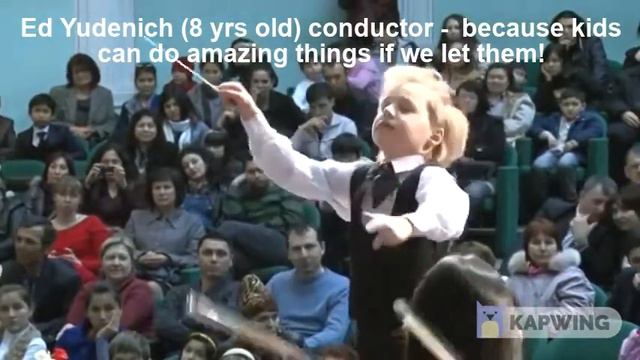 8 YEAR OLD ORCHESTRA CONDUCTOR (excerpt) смотреть онлайн