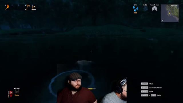 Communicating via Norse code. - Valheim смотреть онлайн
