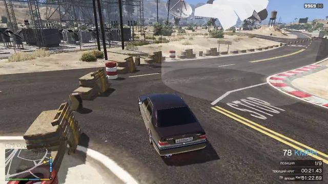 GTA 5 Mercedes-Benz S600 SEL W140 легенда в гонке и новые рекорды в гта 5, смотреть онлайн