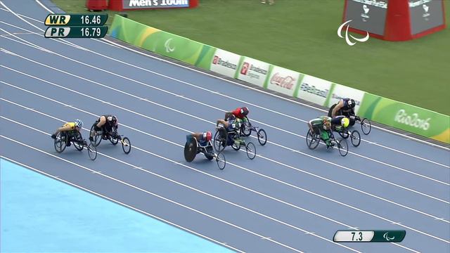 Athletics | Men's 100m - T52 Final  | Rio 2016 Paralympic Games