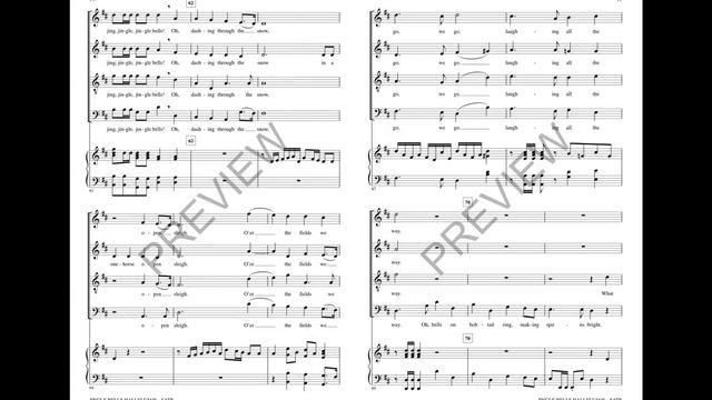 Jingle Bells Hallelujah (SATB Choir) - Arranged By Jonathan Miller