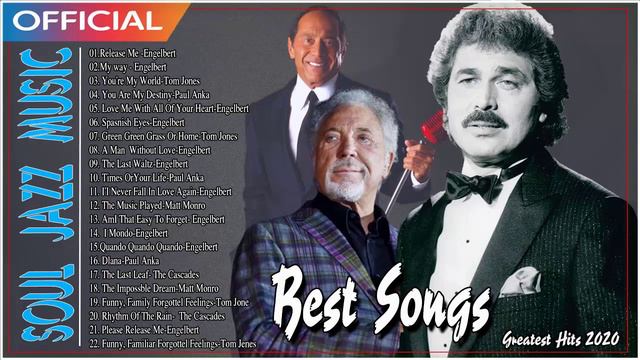 Engelbert Humperdinck,Matt Monro, Elvis Presley, Paul Anka Greatest Hits Full Album Playlist смотреть онлайн