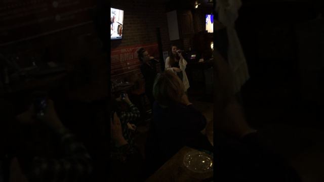 Rachel Olivo singing with Miss America at Bocca in Margate NJ