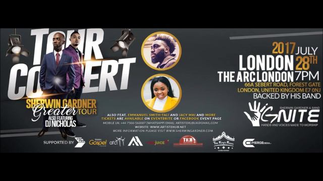 Sherwin Gardner Greater Tour London UK Friday 28th July 2017 смотреть онлайн