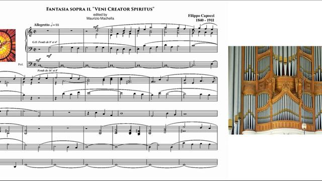 Filippo Capocci (1840-1911) Fantasia per Organo sopra il "Veni Creator Spiritus" смотреть онлайн