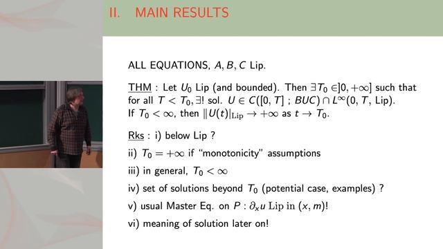 Pierre-Louis Lions - Mean Field Games: Well-posedness, Singularities and Beyond (?) смотреть онлайн
