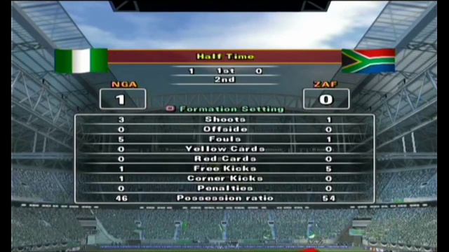 PES 2001 | Pertandingan Nigeria vs South Africa | African Cup - Semi Final | PS2 смотреть онлайн