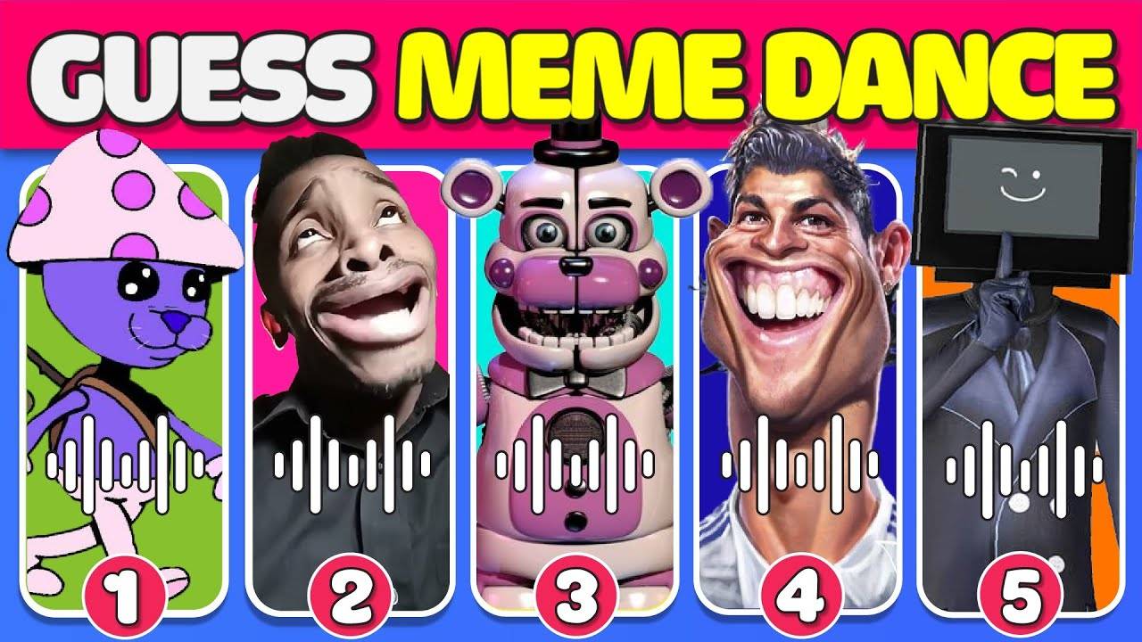 Guess Meme Dance 💃🎶 _ That One Guy, OHIO TV Man, Ronaldo Siuu, Smurf Cat