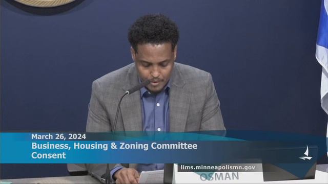 March 26, 2024 Business, Housing & Zoning Committee