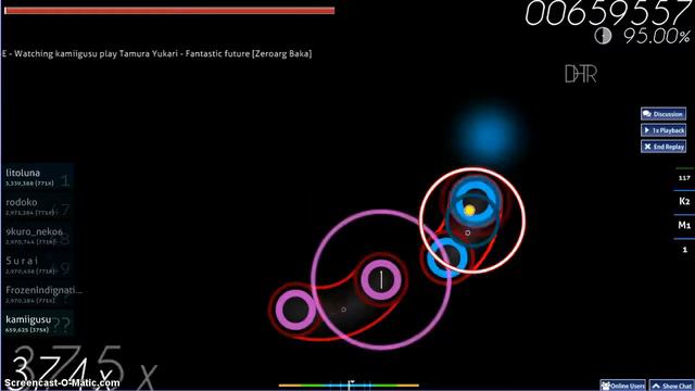 Osu! Tamura Yukari-fantastic future [Zeroarg Baka] смотреть онлайн