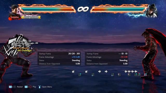 TEKKEN 7 Kazuya Rage Demon God Fist Combos смотреть онлайн