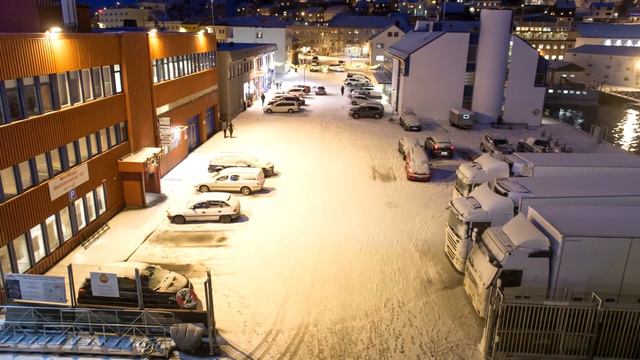 Honningsvag Quayside Timelapse from MS Finnmarken on a Hurtigruten Cruise смотреть онлайн