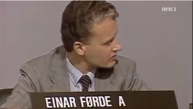 Einar Førdes Fantastiske Sitat - Valg 1981