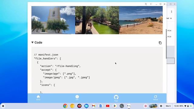 File Handling API demo on ChromeOS смотреть онлайн