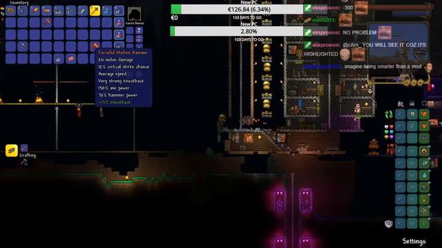 cArn_ & SingSing Terraria Ep20 Blind MasterMode MediumCore (with Chat) смотреть онлайн
