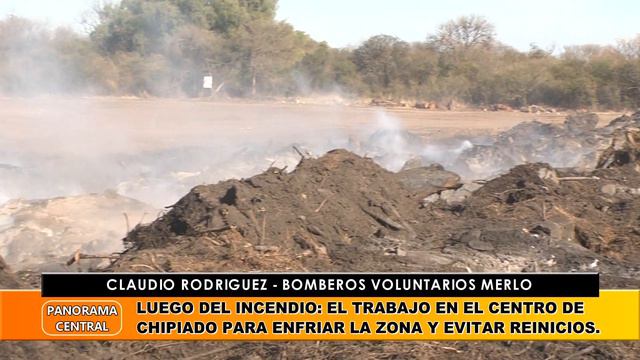 Claudio Rodriguez. Bomberos Merlo. Luego Del Incendio: El Trabajo En El Centro De Chipiado. смотреть онлайн