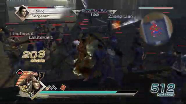 Dynasty Warriors 6 : Lu Bu CHAO Mosou Mode Battle Of Mt Ding Yun